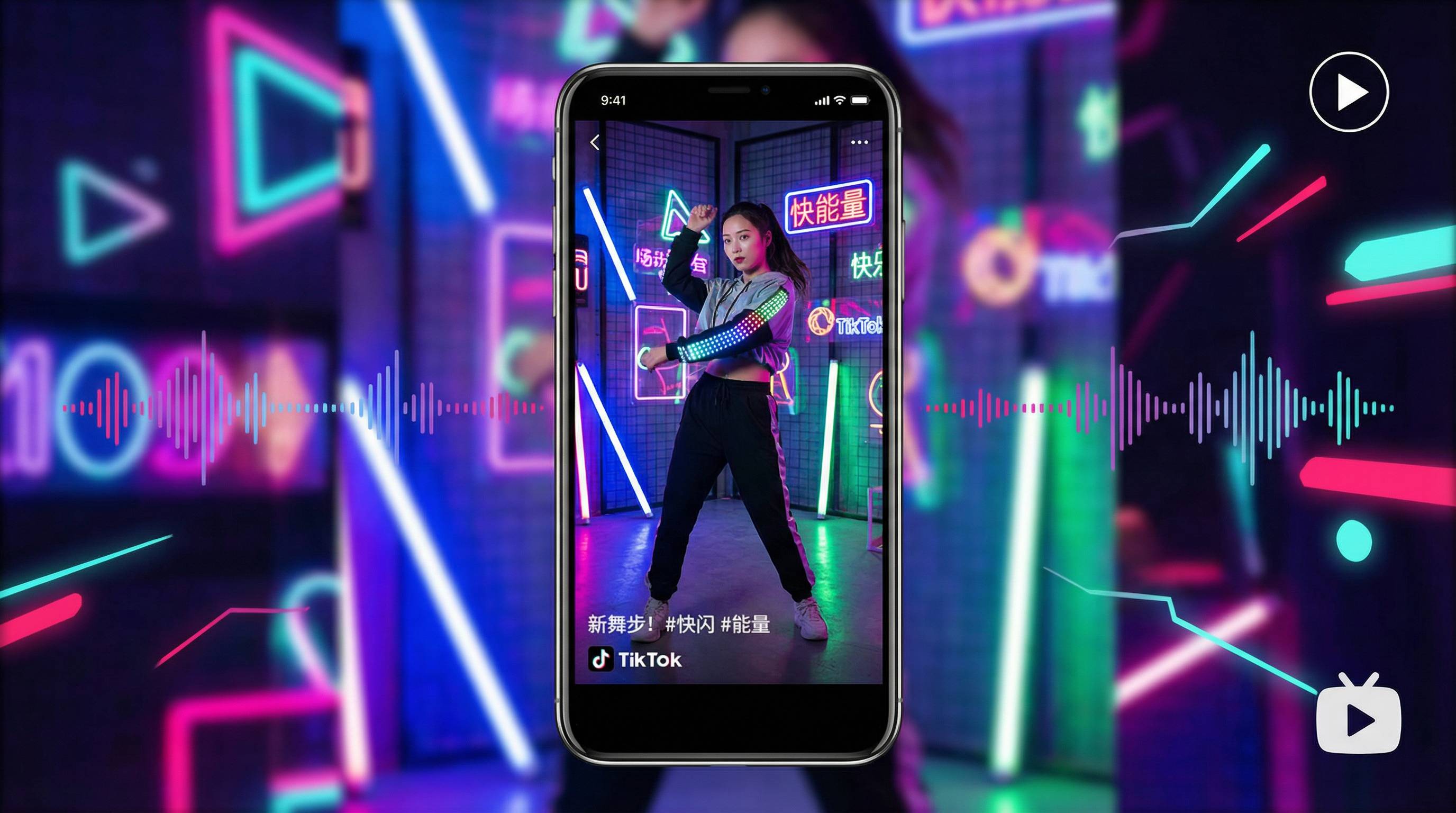 重口社短视频 - TikTok风格舞蹈视频教程