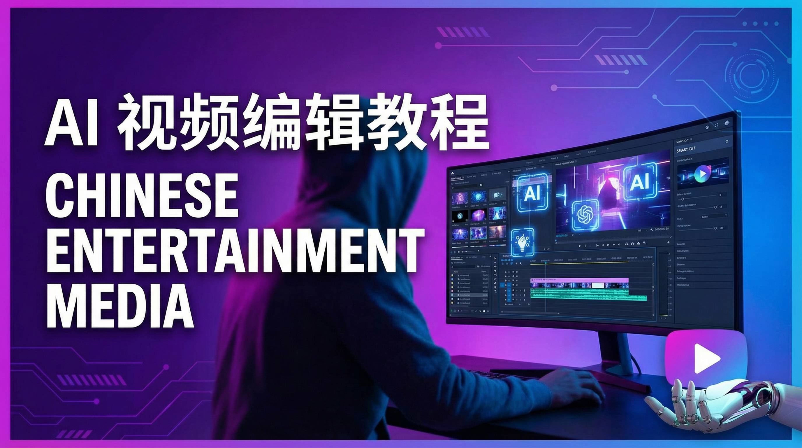 重口社AI视频剪辑教程演示